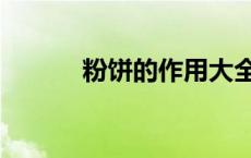 粉饼的作用大全（粉饼的作用）