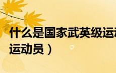 什么是国家武英级运动员（什么是国家武英级运动员）