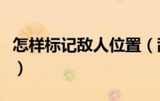 怎样标记敌人位置（敌方在这有视野怎么标记）