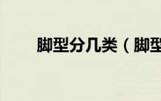脚型分几类（脚型可依据什么分类）