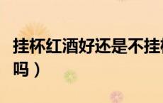 挂杯红酒好还是不挂杯好（不挂杯的红酒不好吗）