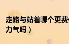 走路与站着哪个更费体力（走路比站着更耗费力气吗）