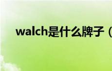 walch是什么牌子（walch是什么牌子）