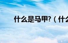 什么是马甲?（什么是卡马甲上马甲）
