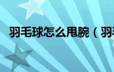 羽毛球怎么甩腕（羽毛球杀球如何转手腕）
