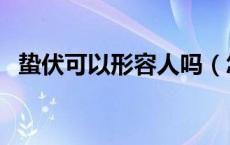 蛰伏可以形容人吗（怎样形容人的蛰伏期）
