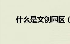 什么是文创园区（什么是文创产品）