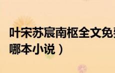 叶宋苏宸南枢全文免费阅读（叶宋苏宸南枢是哪本小说）