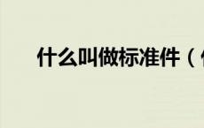 什么叫做标准件（什么叫做标定电流）
