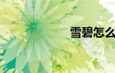 雪碧怎么制作方法