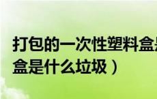 打包的一次性塑料盒是什么垃圾（一次性塑料盒是什么垃圾）