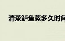 清蒸鲈鱼蒸多久时间（清蒸鲈鱼蒸多久）