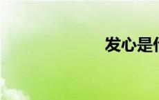 发心是什么意思