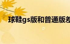 球鞋gs版和普通版差别（球鞋gs是什么）
