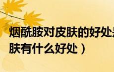 烟酰胺对皮肤的好处是什么（烟酰胺原液对皮肤有什么好处）