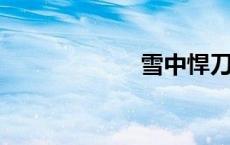 雪中悍刀行大结局