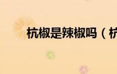 杭椒是辣椒吗（杭椒为什么叫杭椒）