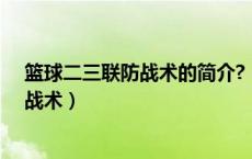 篮球二三联防战术的简介?（为什么二三联防是篮球的常用战术）