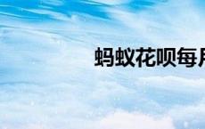 蚂蚁花呗每月几号提额度