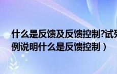 什么是反馈及反馈控制?试列举一个反馈控制的实例（请举例说明什么是反馈控制）