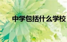 中学包括什么学校（中学包括高中吗）