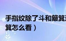 手指纹除了斗和簸箕还有什么（手指纹斗和簸箕怎么看）