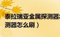 泰拉瑞亚金属探测器怎么找（泰拉瑞亚金属探测器怎么刷）