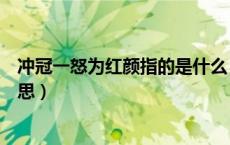 冲冠一怒为红颜指的是什么（冲冠一怒为红颜指的是什么意思）