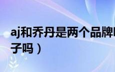 aj和乔丹是两个品牌吗（aj和乔丹是同一个牌子吗）
