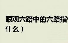 眼观六路中的六路指什么（眼观六路的六路指什么）