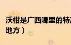 沃柑是广西哪里的特产（广西沃柑产地在什么地方）