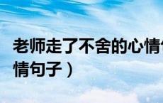 老师走了不舍的心情句子（老师走了不舍的心情句子）