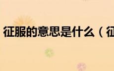 征服的意思是什么（征服对方的意思是什么）