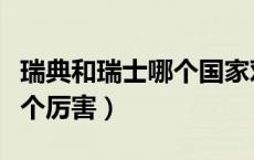 瑞典和瑞士哪个国家对中国好（瑞典和瑞士哪个厉害）