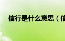 信行是什么意思（信愿行的含义是什么）