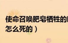 使命召唤肥皂牺牲的时候（使命召唤的肥皂是怎么死的）