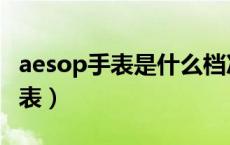 aesop手表是什么档次（aesop是什么牌子手表）