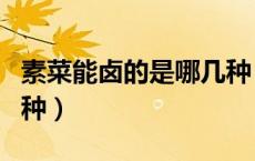 素菜能卤的是哪几种（可以卤的素菜有哪些品种）