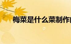 梅菜是什么菜制作的（梅菜是什么菜）