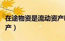 在途物资是流动资产吗（在途物资属于什么资产）