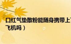 口红气垫散粉能随身携带上飞机吗（唇膏散粉可以随身带上飞机吗）