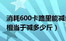 消耗600卡路里能减多少斤（消耗500卡路里相当于减多少斤）