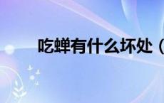 吃蝉有什么坏处（吃蝉有什么坏处）