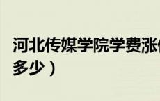 河北传媒学院学费涨价（河北传媒学院学费是多少）