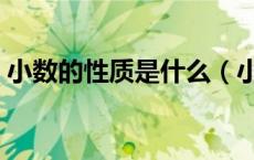小数的性质是什么（小数的性质是什么意思）