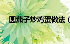 圆茄子炒鸡蛋做法（茄子可以炒鸡蛋吗）
