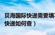 贝海国际快递需要填写个人资料吗（贝海国际快递如何查）