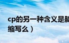 cp的另一种含义是脑瘫吗（cp是什么脑瘫的缩写么）