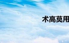 术高莫用出自哪里