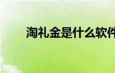 淘礼金是什么软件（淘礼金是什么）